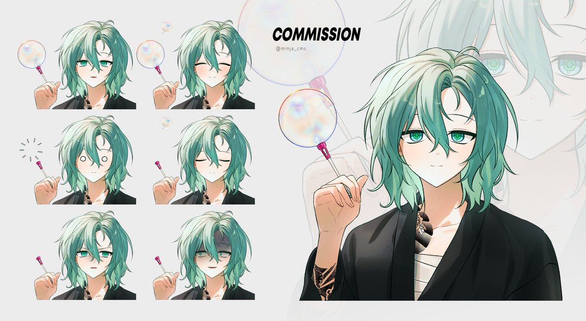 💙 일주일 마감 LD 흉상 작업물입니다! 감사합니다!