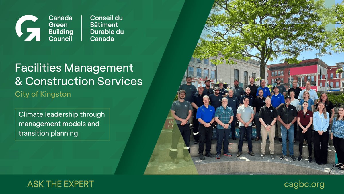 CAGBC (@cagbc) on Twitter photo Responsible for managing and maintaining <a href="/cityofkingston/">City of Kingston - Municipal Government</a>'s buildings, infrastructure, and construction projects, FMCS is setting a new #Municipal standard for #Climate leadership. Learn more about their work and impact with FMCS Director Speros Kanellos ow.ly/felo50X2guH Responsible for managing and maintaining <a href="/cityofkingston/">City of Kingston - Municipal Government</a>'s buildings, infrastructure, and construction projects, FMCS is setting a new #Municipal standard for #Climate leadership. Learn more about their work and impact with FMCS Director Speros Kanellos ow.ly/felo50X2guH