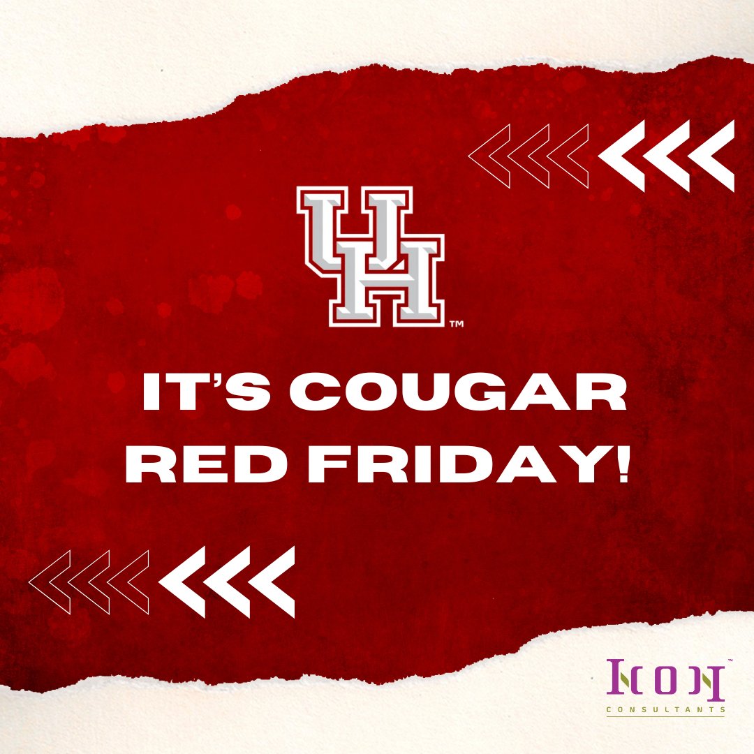 WorkWithIcon's tweet image. Friday is the best time to wear red and show your school spirit for the University of Houston Coogs! #gocoogs 🐾
