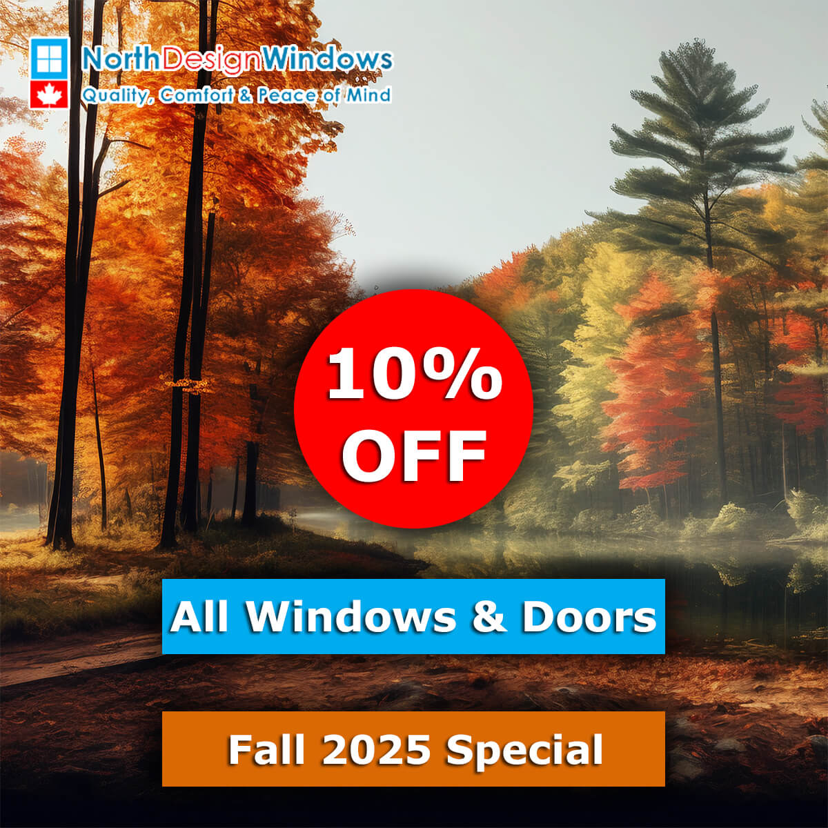 windows_north's tweet image. 🍁Fall is in the air — and so is our Fall 2025 Special!🍁

We are offering 10% OFF all windows and doors! Call or visit out website to get your free quote!

☎️Call 613-793-0894 to get your quote! Or visit northdesignwindows.ca/request-quote/

#windowsottawa #windowsreplacement #fallspecial