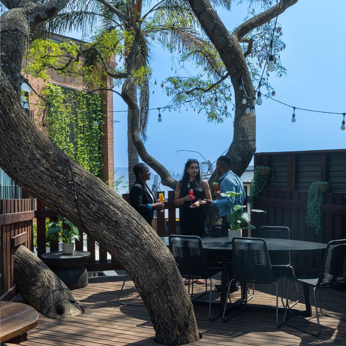 The Treehouse Restaurant at #hyatthousesandton offers exquisite dishes surrounded by nature, perfect for 
romantic dinners and unforgettable memories.