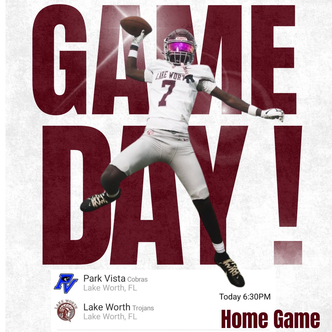 Huge District Cross Town matchup tonight as we host Park Vista! #GoTrojans! ⚔️