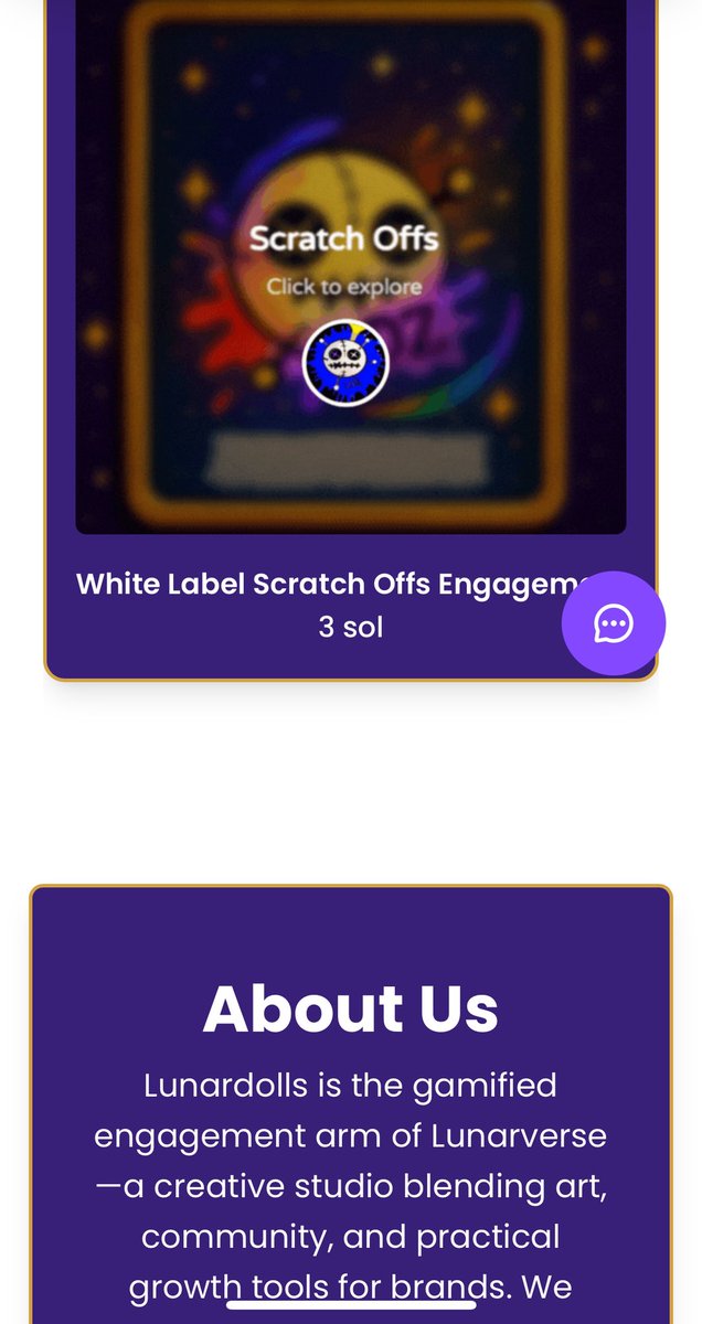 ☄️ GM Lunarversers GM @Solana GM #web3 

✅ <a href="/UniFy_io/">Uni-Fy</a> LunarVerse brand page in development now!
✅ LunarVerse utilities hits new milestone of “21” communities now on the Whitelabel platform with a potential 22 and 23 coming this week!
✅ LP Dolls on major sale as market tanks,