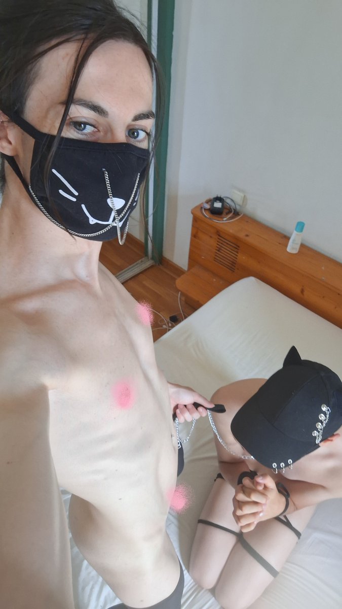 I finally caught a #catboy 
Gotcha <a href="/NopeArts/">NopeArts on Fansly 🏳️‍🌈</a> :3
#femboy #trap #gay #fyp #sissy #bottom #breedable #nsfw #young #trans #sexy #tits #cock #ass #couple #bondage #collar #shibari