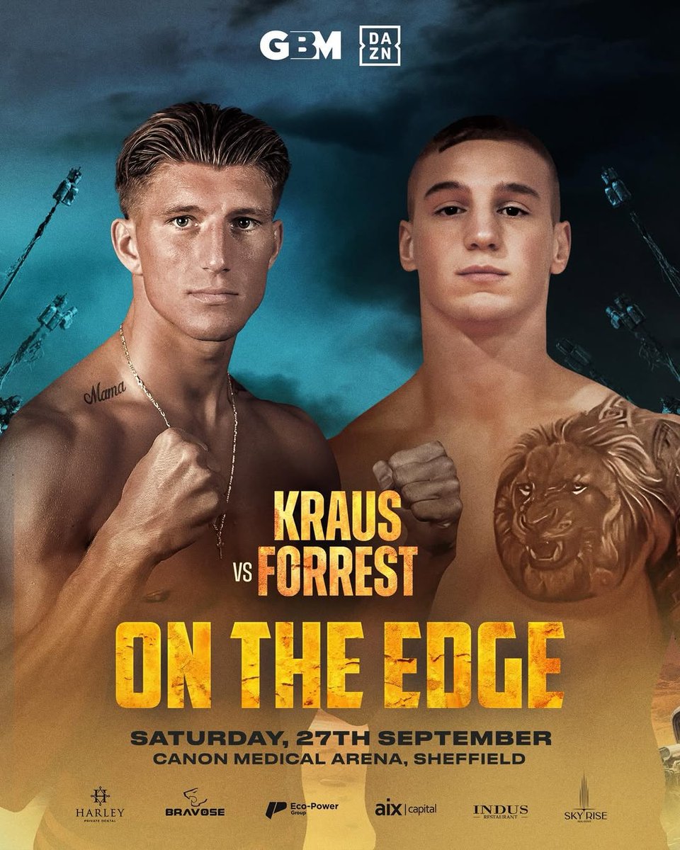 EverythingBoxi2's tweet image. ✅ 🇳🇱 Gradus Kraus (7-0, 7 KOs) will step up to face 🇬🇧 Scott Forrest (7-1, 4 KOs) on Saturday&apos;s Ben Crocker-Sean McComb GBM Sports/DAZN undercard. 

📈 Kraus usually competes at light heavyweight but will jump to cruiserweight for the bout. Interesting undercard matchup.