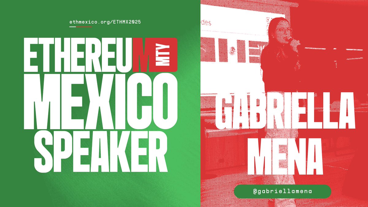 Ethereum Mexico 🇲🇽 (@ethereum_mexico) on Twitter photo Speakers de clase mundial llegan a Monterrey para #ETHMexico2025 🇲🇽 
Conoce a Gabriela Mena <a href="/gabriellamena/">Gabriella Mena</a>, Latam Community Manager en <a href="/Scroll_ZKP/">Scroll</a> <a href="/Scroll_ES/">Scroll ES 📜</a> 
👩💻 Bio: Apasionada por la tecnología Blockchain. Especialista en growth, community, y marketing para proyectos Web3. Speakers de clase mundial llegan a Monterrey para #ETHMexico2025 🇲🇽 
Conoce a Gabriela Mena <a href="/gabriellamena/">Gabriella Mena</a>, Latam Community Manager en <a href="/Scroll_ZKP/">Scroll</a> <a href="/Scroll_ES/">Scroll ES 📜</a> 
👩💻 Bio: Apasionada por la tecnología Blockchain. Especialista en growth, community, y marketing para proyectos Web3.