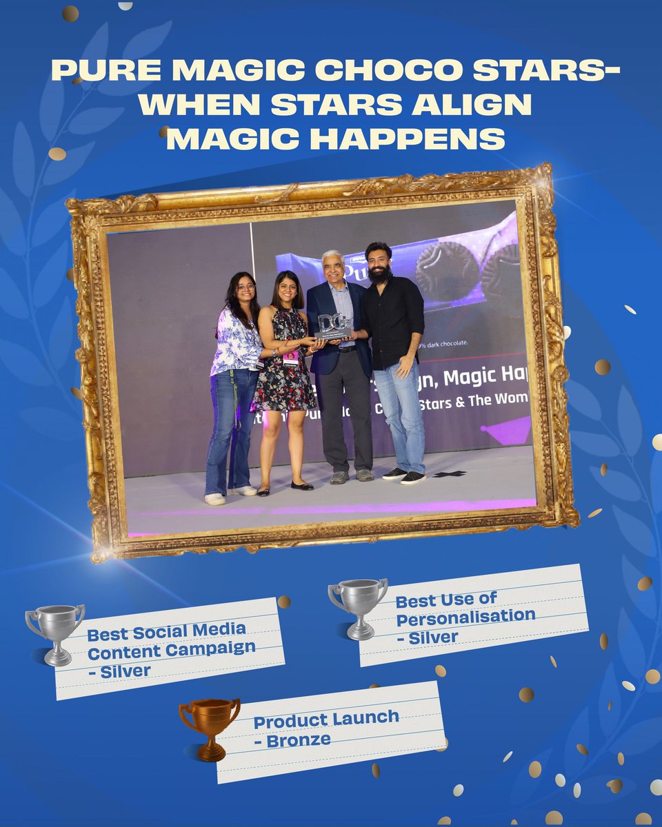 BritanniaIndLtd's tweet image. From storytelling to star power- we’re proud to share our wins at the ET Brand Equity DG+ Awards. 

Congratulations to the entire team for turning ideas into award-winning campaigns! 

#Britannia  #TingTingTiDing