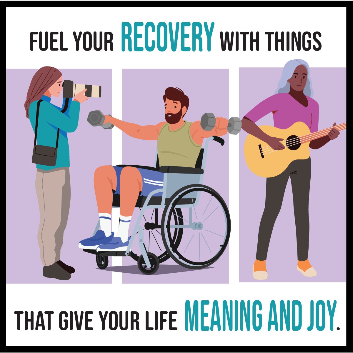 Doing things that lift you up makes #Recovery REAL (Restores Every Aspect of Life). 🌟💡😀 Do you know the guiding principles of recovery? Find them at samhsa.gov/find-help/reco… #RecoveryMonth2025