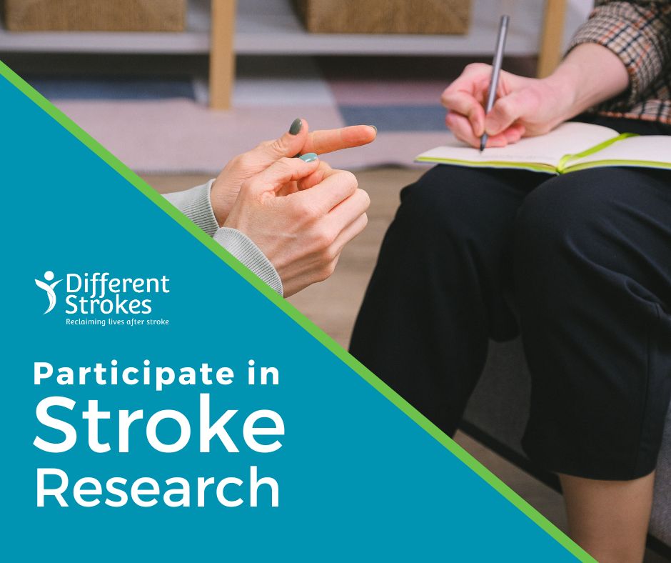 TAKE PART IN RESEARCH!

Taking part in stroke-related research can be a great way of using your own experiences to help improve the quality of life for people affected by stroke. Some studies are looking for volunteers.

For more information visit:

buff.ly/E0DKtmc
