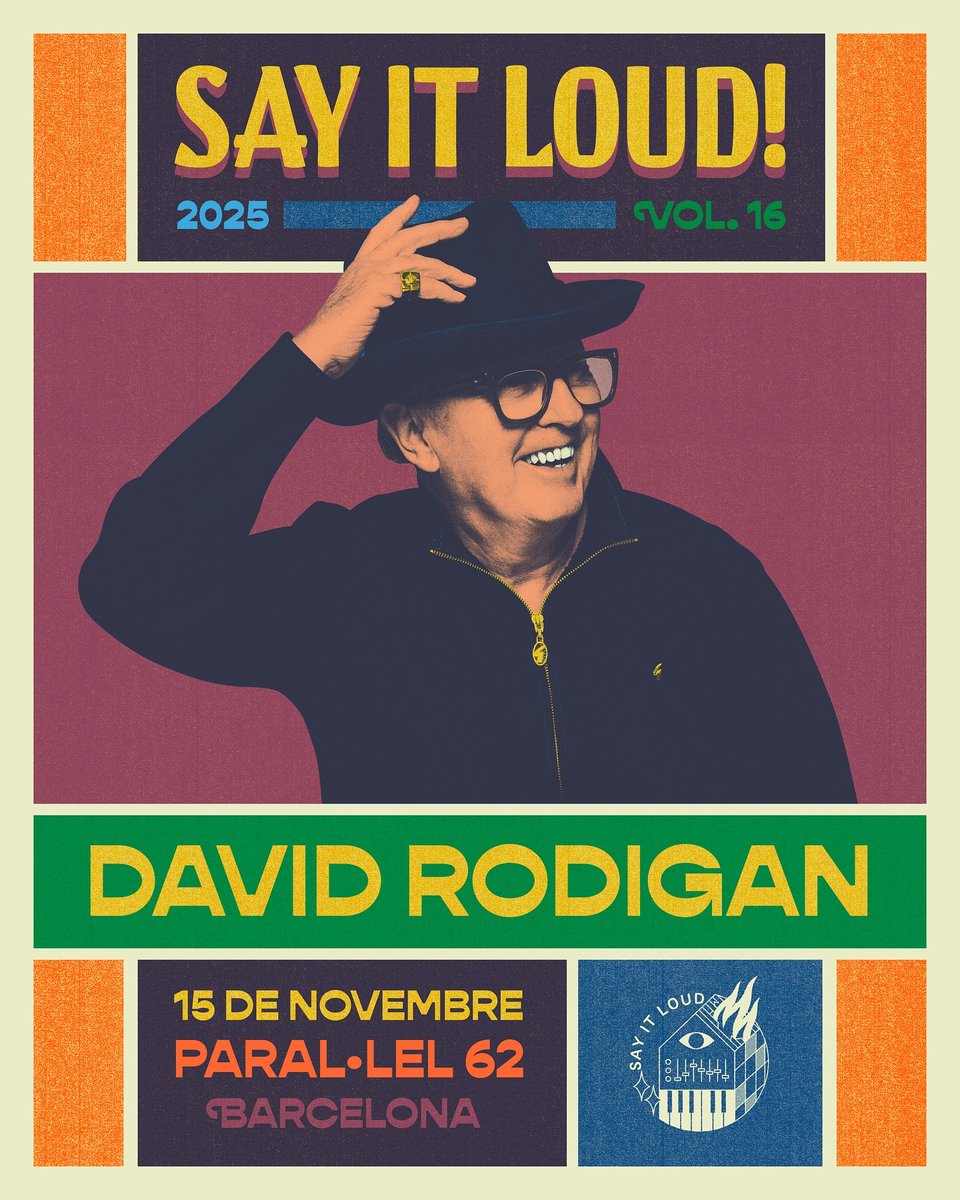 🌴 𝐃𝐚𝐯𝐢𝐝 𝐑𝐨𝐝𝐢𝐠𝐚𝐧 

Icona cultural de la música reggae, les seves sessions són veritables classes magistrals de reggae, ska, rocksteady, roots reggae o dancehall 

🎟 t.ly/a41gG