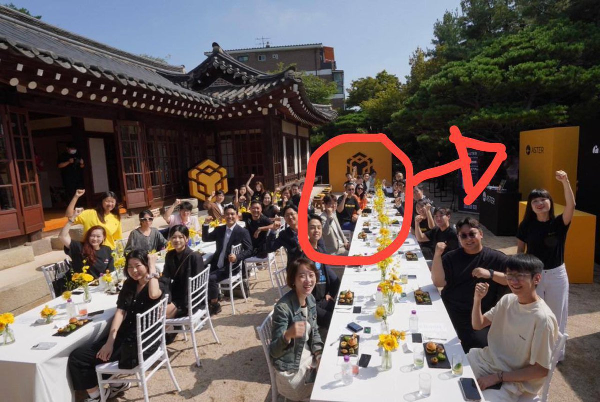 CZ spotted at BNB event

you know what else was spotted

the event is hosted together by #BNB and #ASTER