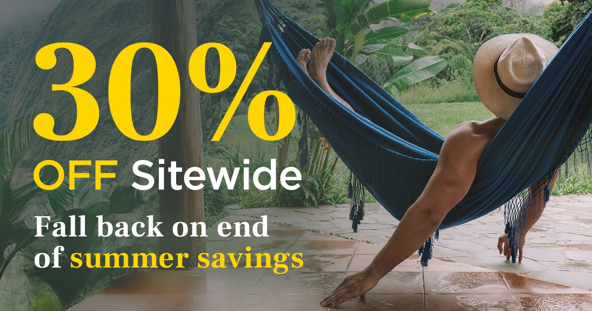 🚨 FINAL HOURS 🚨

Today’s the last day to grab 30% OFF sitewide.

Late-season sunshine won’t last forever—neither will these savings.

🌴 Don’t wait. Shop now at panamajack.com before the sun sets.