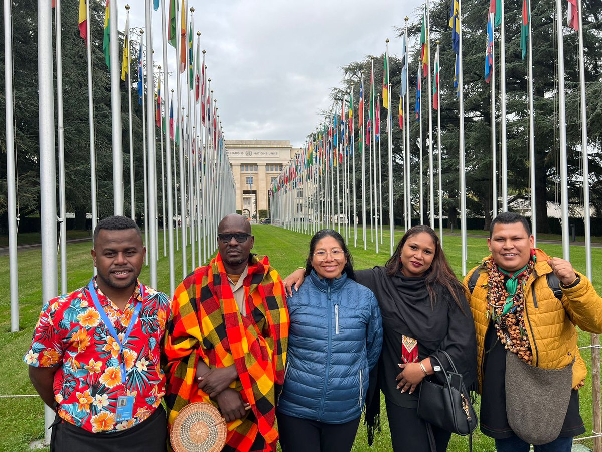 Honored to meet Indigenous peoples from around the world &amp; raise our issues, from the threat of seabed mining to the importance of Indigenous education, nuclear justice in the Pacific, and the work of <a href="/ReverseTT_/">Reverse The Trend:Save Our People, Save Our Planet</a>  on the #TPNW. #IndigenousVoices <a href="/napf/">Nuclear Age Peace Fn</a>