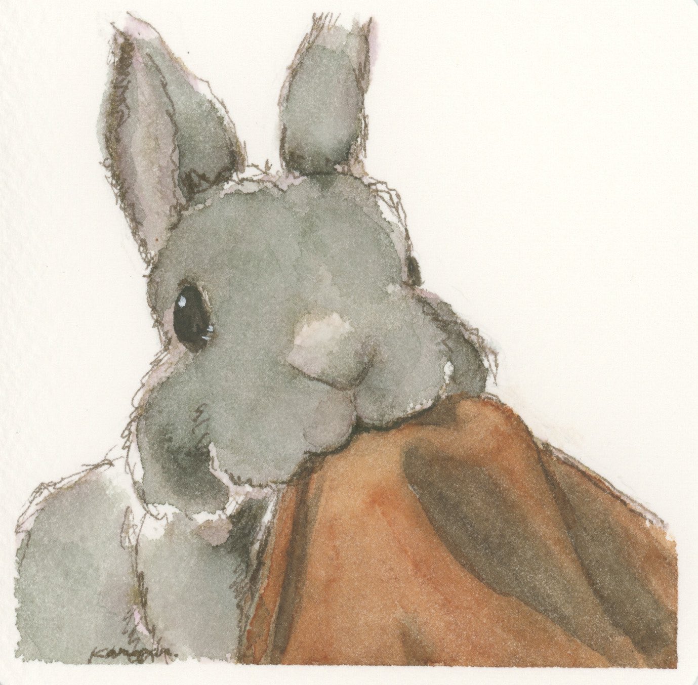 様様子 ミニ原画 ミニ原画（ごあいさつ） - (あなたの心に寄り添う、ちいさなお