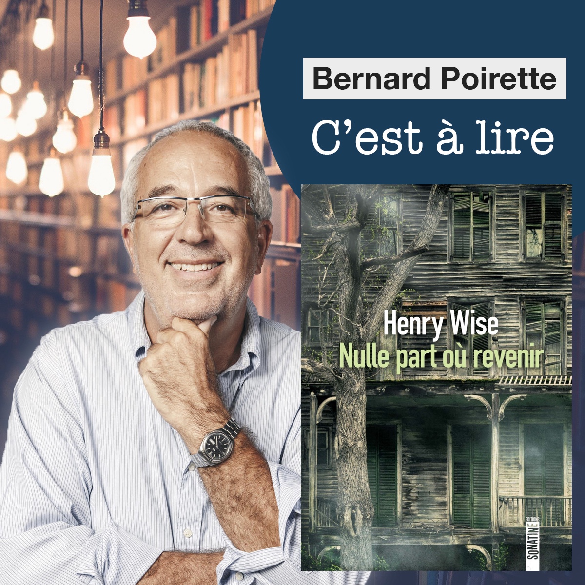 Bonjour à toutes et tous, 
Au programme de votre podcast du jour :  
"Nulle part où revenir" de Henry Wise publié aux éditions Sonatine.

smartlink.ausha.co/c-est-a-lire/2…

Bon WE et bonne lecture !