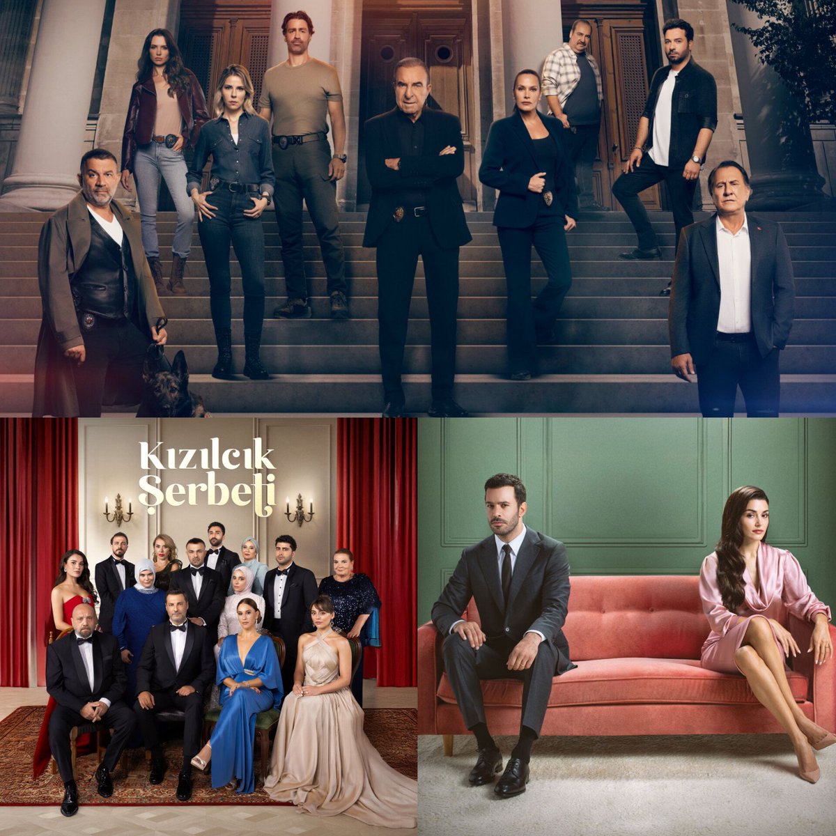 مسلسلات يوم الجمعة : 

- حب ودموع
- شراب التوت
- الازقة الخلفية

🔥🔥🔥🔥🔥🔥🔥🔥🔥🔥🔥🔥🔥🔥🔥
#ArkaSokaklar #AşkveGözyaşı #KızılcıkŞerbeti