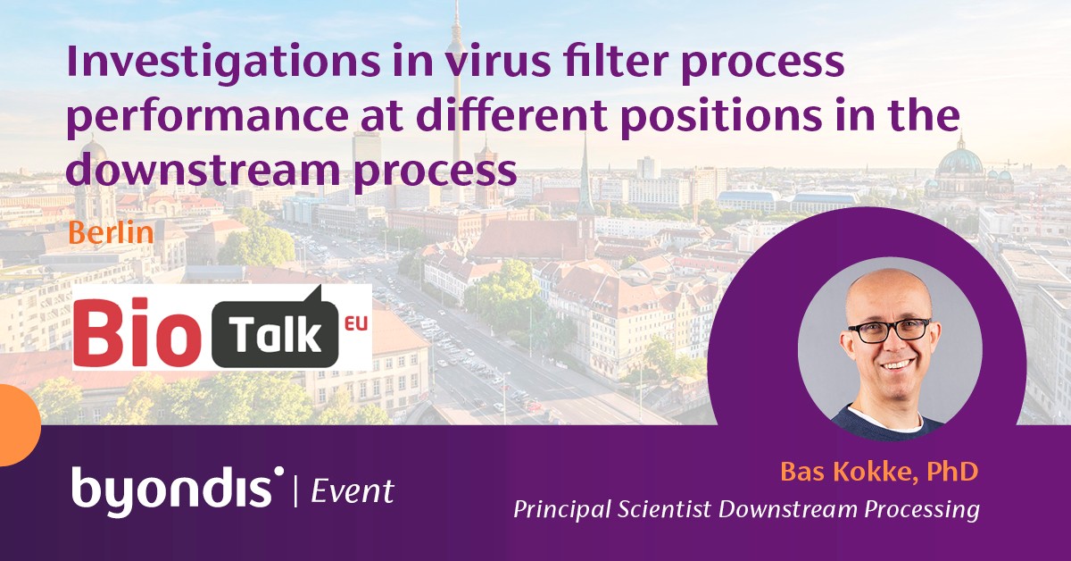 Bas Kokke, PhD, recently presented "Investigations in virus filter process performance at different positions in the downstream process," a critical contribution to the development of innovative compounds like Byondis' work with (masked) mAbs and ADCs. #BioTalkEU #ADCInnovation