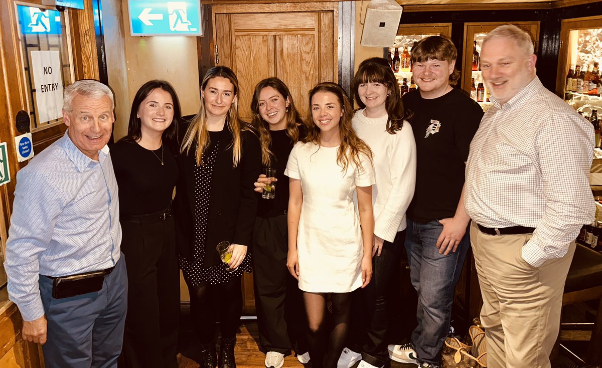 A motley crew of <a href="/MScPRDCU/">MSc Public Relations & Strategic Communication DCU</a> London-based <a href="/DCU_SoC/">School of Comms DCU</a> graduates gathered last evening to celebrate ten years of this <a href="/DCU/">Dublin City University</a> programme. The craic fuelled talks of a London agency exclusively run by <a href="/DCUAlumni/">DCU Alumni</a> - you heard it here first!