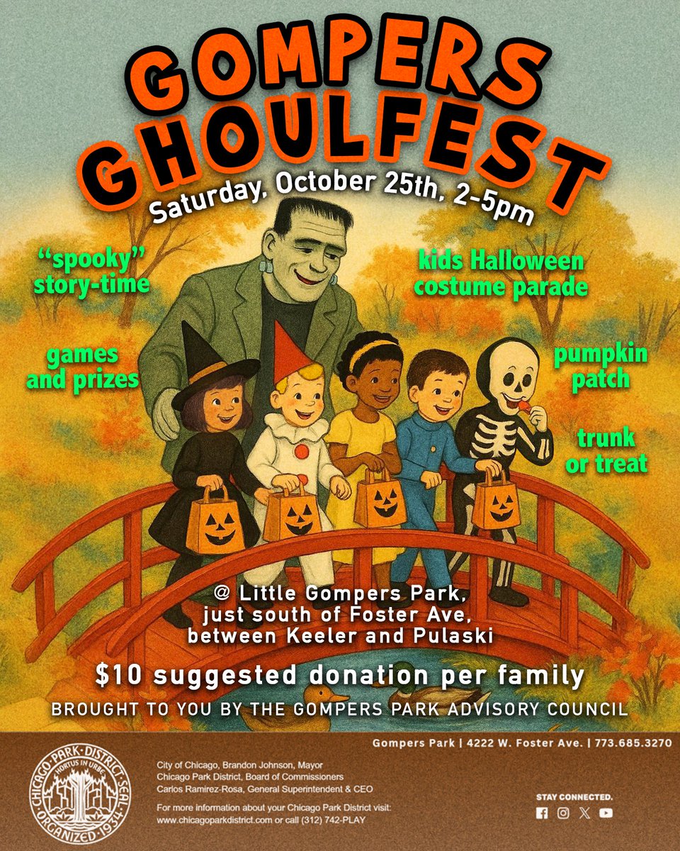 Palmer Elementary (@palmer_panthers) on Twitter photo Now that Fall has started it is not too soon to talk about some Halloween fun <a href="/ChicagoParks/">Chicago ParkDistrict</a> Gompers! Now that Fall has started it is not too soon to talk about some Halloween fun <a href="/ChicagoParks/">Chicago ParkDistrict</a> Gompers!