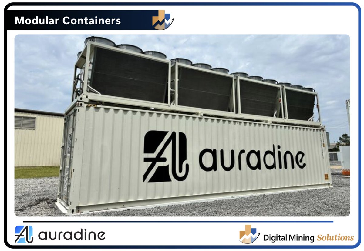 DigMinSolutions's tweet image. Auradine provides a true end-to-end mining solution—spanning from advanced silicon design to full-scale deployment—with its ASICs, turnkey mining systems, and modular containers.
digitalminingsolutions.tech/auradine-redef…