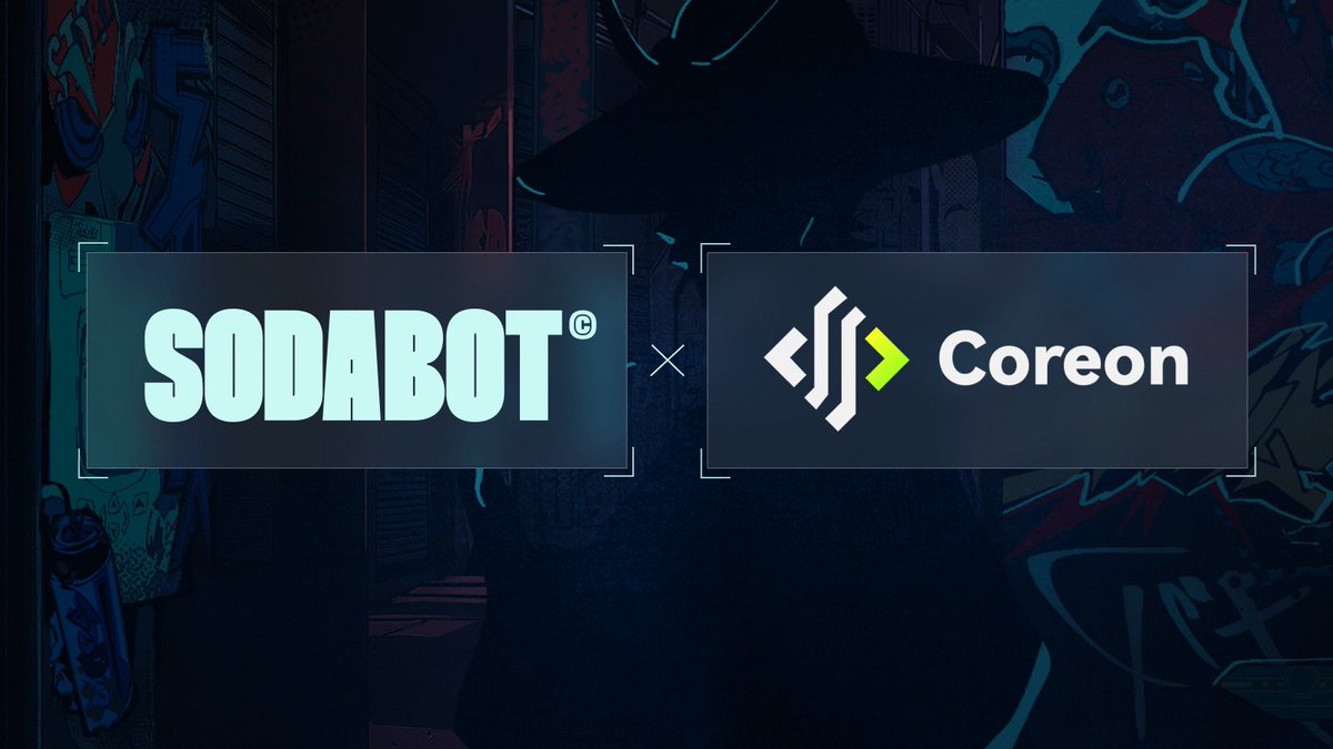 SodaBotHQ's tweet image. @SodaBotHQ x @CoreonMCP 

⚫️ Coreon MCP - an AI Execution Layer that turns natural language prompts into real, verifiable on-chain actions through ToolCall chains.

⚫️ SodaBot - the AI Agent OS for crypto trading, powered by smart money flows, on-chain insights &amp;amp; automated…