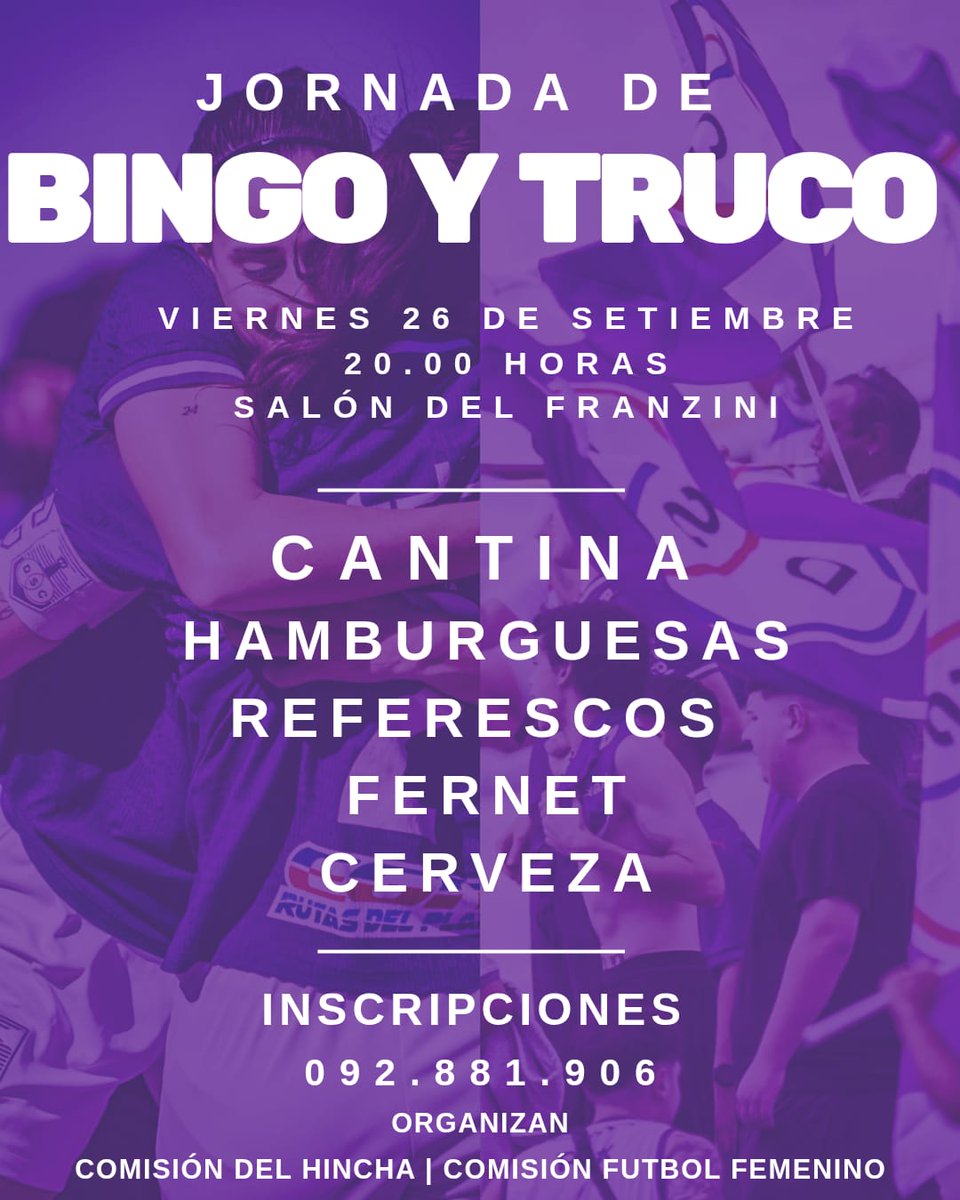 El viernes pasado se llevó  a cabo el primer bar para hinchas en el Franzini. Esta noche hay jornada familiar a beneficio del fútbol femenino. Hay mucha gente trabajando por hacer a Defensor cada día más grande y eso vale mas que cualquier resultado.