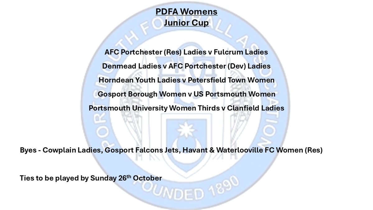 Portsmouth Divisional Football Association tweet media