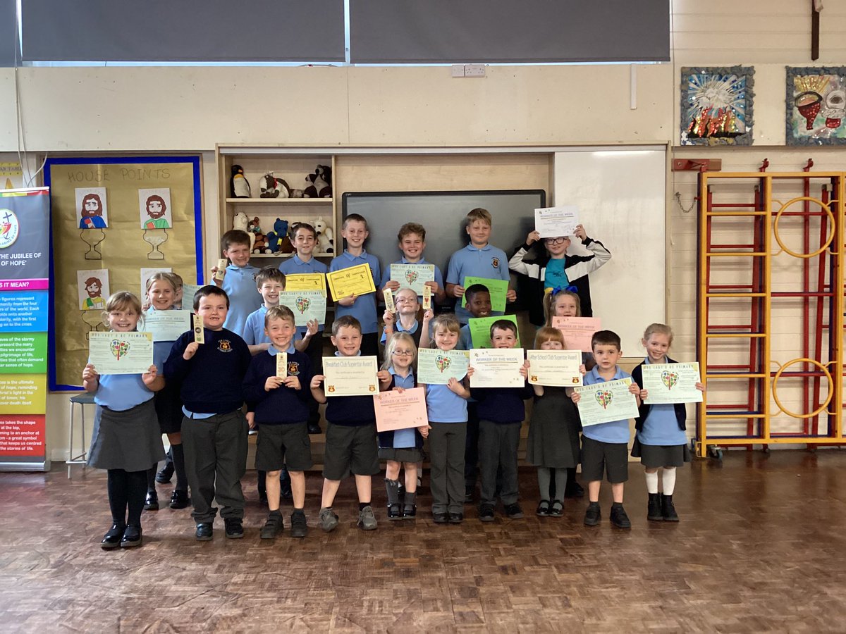 Well done to all of out certificate winners 🌟🤩👏🏼 <a href="/OURLADYSASPULL/">Our Lady's Aspull</a>