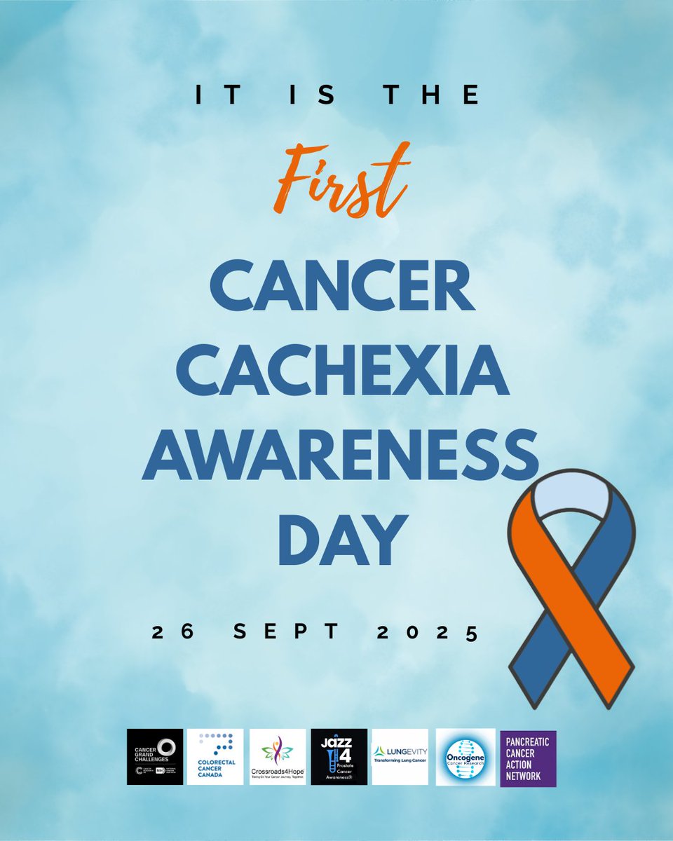coloncanada's tweet image. Today is #CancerCachexiaAwarenessDay — a little-known but devastating condition that can affect up to 80% of people with advanced cancer. That’s why 6 patient groups are uniting as part of @CancerGrand Challenges’ Team CANCAN to recognise this important day to raise awareness.