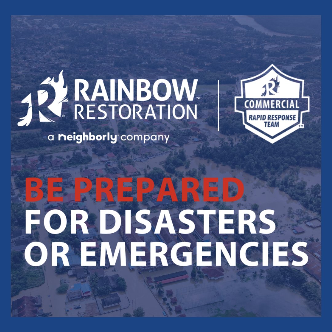 Be prepared for any disaster or emergency—whether it’s a fire, water damage, or mold growth.

Don’t wait until it’s too late! If the unexpected happens, call Rainbow Restoration® for fast, reliable help.📞