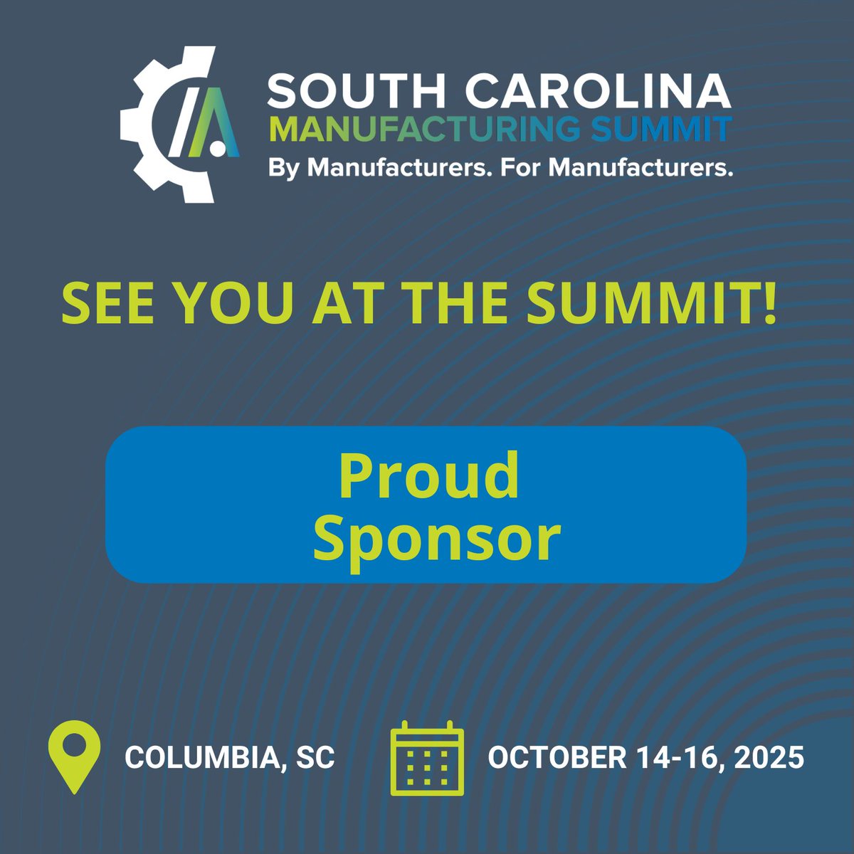 SCTechSystem's tweet image. The future of manufacturing is built in SC, and we are proud to be part of it. As a sponsor of the @scmanufacturers Summit, the SC Technical College System is supporting conversations that drive innovation, strengthen supply chains, and grow our industry. scma.glueup.com/event/2025-sc-…