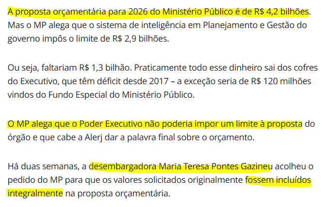 RicardoBerezin's tweet image. Percebam a gravida da situação: o MP diz que o governo legitimamente eleito não pode sequer sugerir um limite à sua proposta orçamentária
A desembargadora concordou. Até pq o que é bom para o MP é bom para o Judiciário
E a população que se lasque