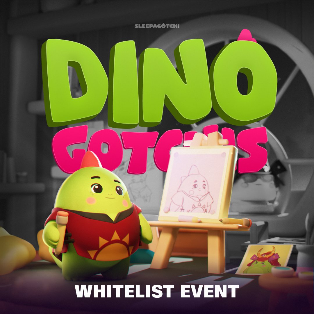 sleepagotchi's tweet image. 50 Dino WL Spots 🦖 48h only ⏳

📥How to enter

· Make a Dino post (art, meme, shill, anything you like)

· You can post it in two ways

 - Quote repost this tweet
 - Or make a solo post + tag @sleepagotchi

· Link your X + submit wallet on Subber (link in comments)

Ends Sunday…