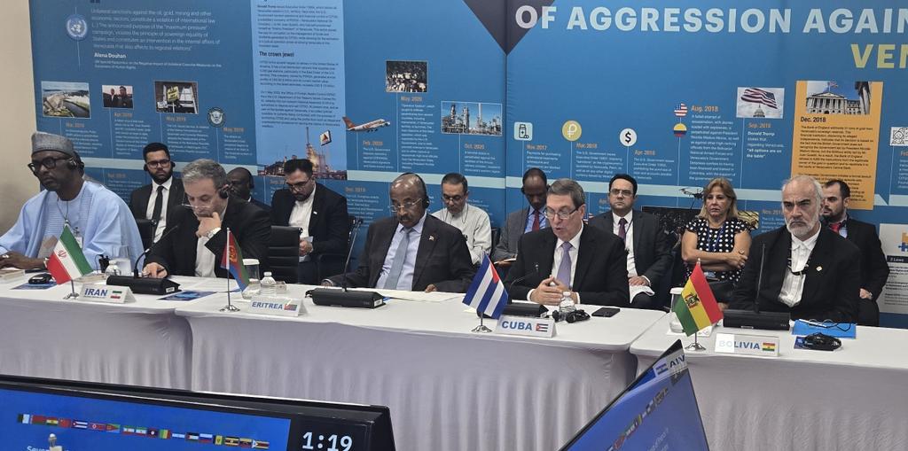 Participamos en Reunión de Grupo de Amigos de la Carta.

Reiteramos que #Cuba continuará apoyando los esfuerzos a favor de fortalecer el multilateralismo, la cooperación internacional y la solidaridad, principios fundamentales para enfrentar los desafíos globales actuales.