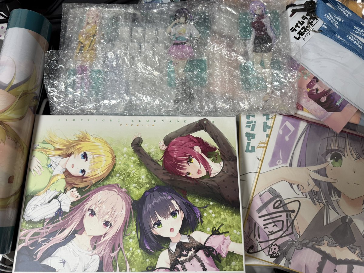 ライムライト・レモネードジャム届いてた〜！ 特典のアクスタいいね 