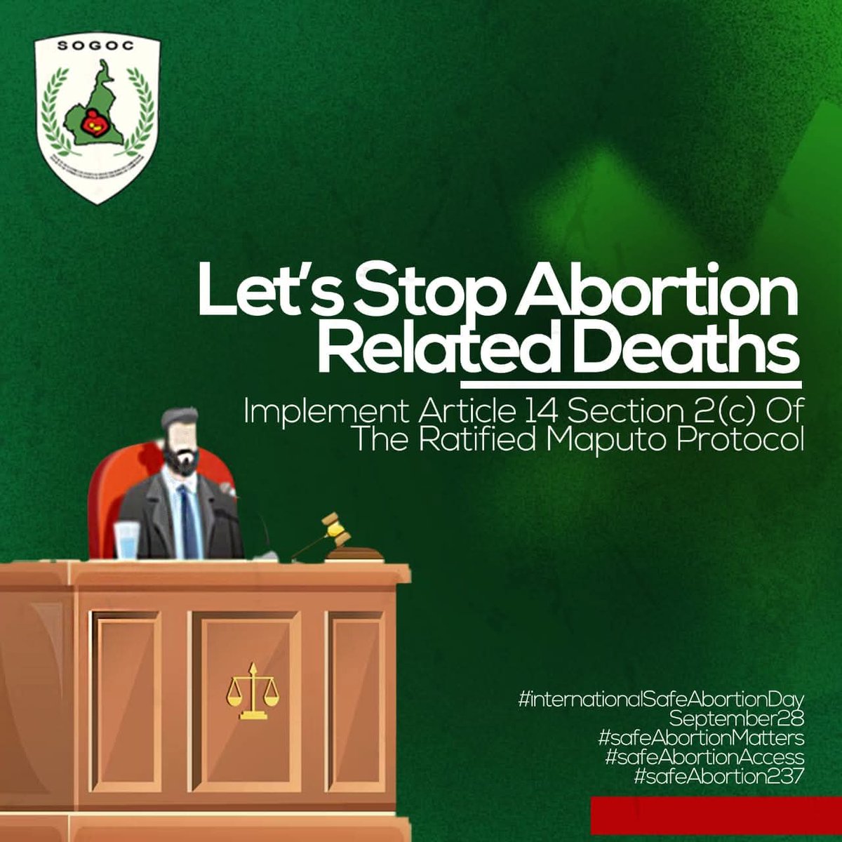 Every day, two women in Cameroon lose their lives due to abortion-related complications, highlighting a tragic humanitarian crisis. Updating abortion laws to ensure safe, accessible procedures can save lives.
#sept28
#safeabortionsaveslives
#AbortionisHealthCare