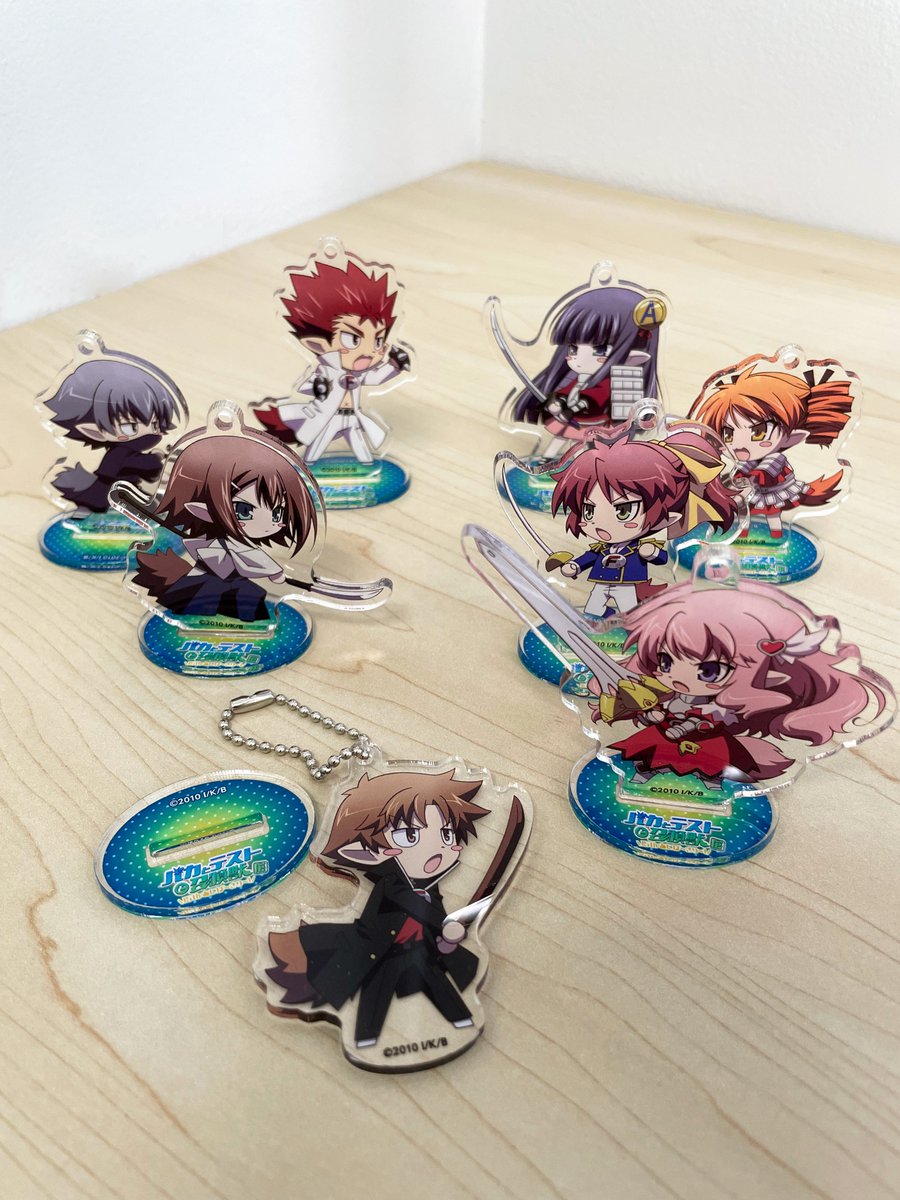 バカテス展 8種コンプリート 召喚獣ミニアクリルスタンドキーホルダー AMOCAFE_WEB_SHOP on X: