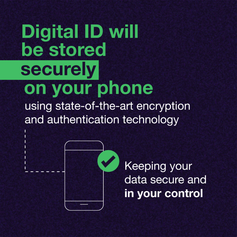 SciTechgovuk's tweet photo. A new digital ID scheme will be available for all UK citizens and legal residents 📲

Swipe to find out more 👇