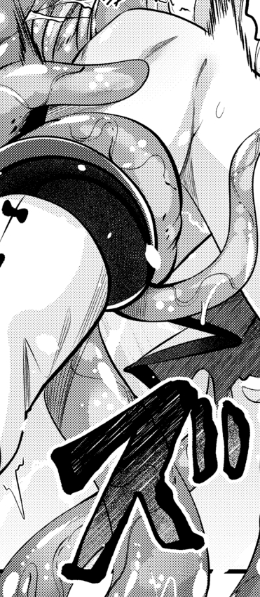 息抜きに魔法少女と触手のマンガ2P描いたよ。しぶで見れるから興味あればよろしくお願いしますね🐰❤️🐙 