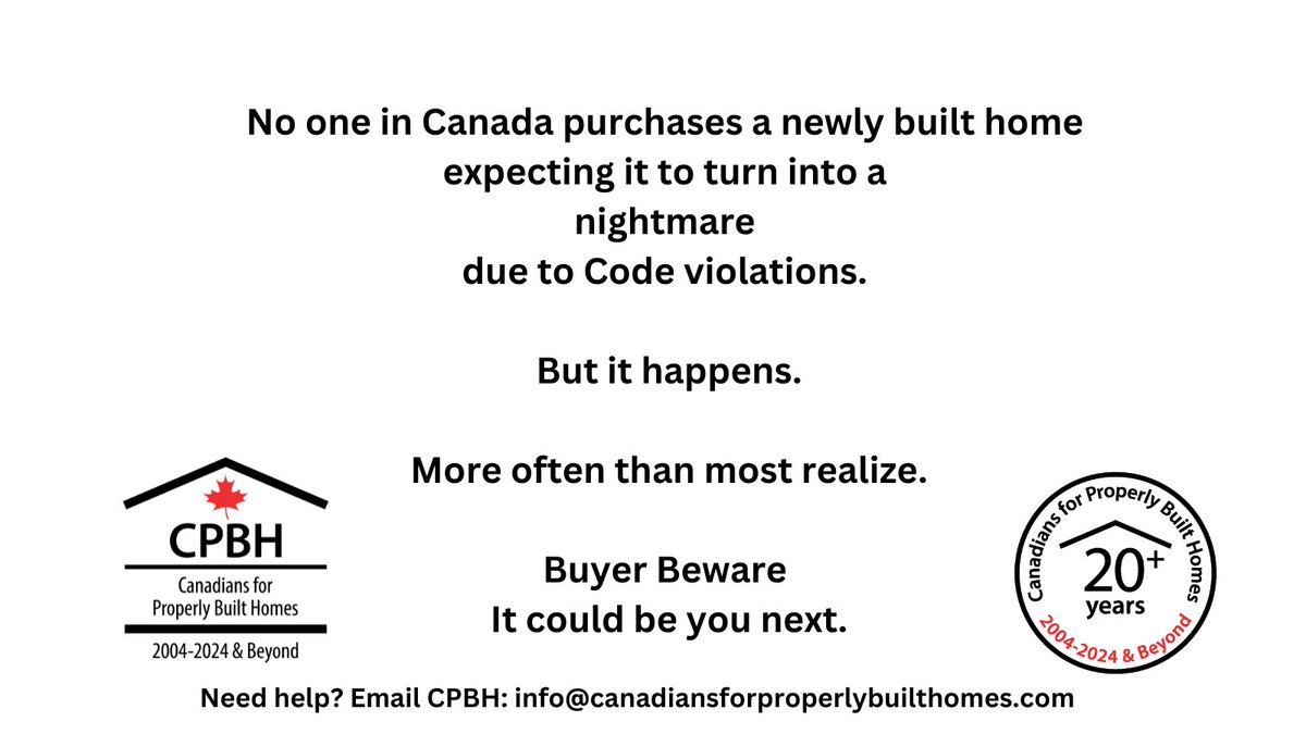CPBH01's tweet image. #NewlyBuiltHomes
#EnforceTheCode
#BuyerBeware
#Nightmare