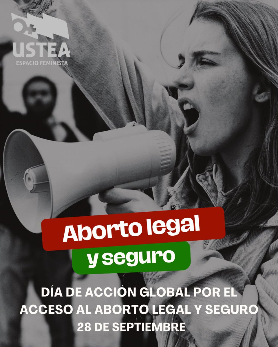 🟣 Día de acción global por el aborto libre y seguro
El aborto ocurre con o sin ley, pero su legalidad salva vidas. En España la norma reconoce este derecho, pero solo un 15 % se realiza en la sanidad pública y en 12 provincias no hay acceso. Exigimos aborto libre, seguro.