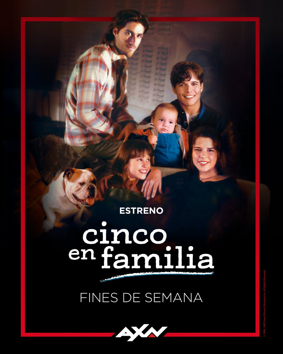 Te vas a visualizar en el sofá de tu casa con el walkman y el tamagotchi.
¡Volvemos a los 90!

#CincoEnFamilia 👉 Fines de semana por la mañana
#CincoEnFamiliaAXN