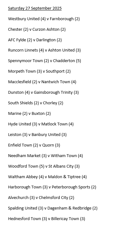Ollie_Bayliss's tweet photo. The FA Cup 3rd Qualifying Round takes place this weekend.  

Winning clubs receive £5,625, losing sides get £1,875.  

Below are the fixtures, the number in brackets indicates non-league step: https://t.co/RfuA3wiMUn