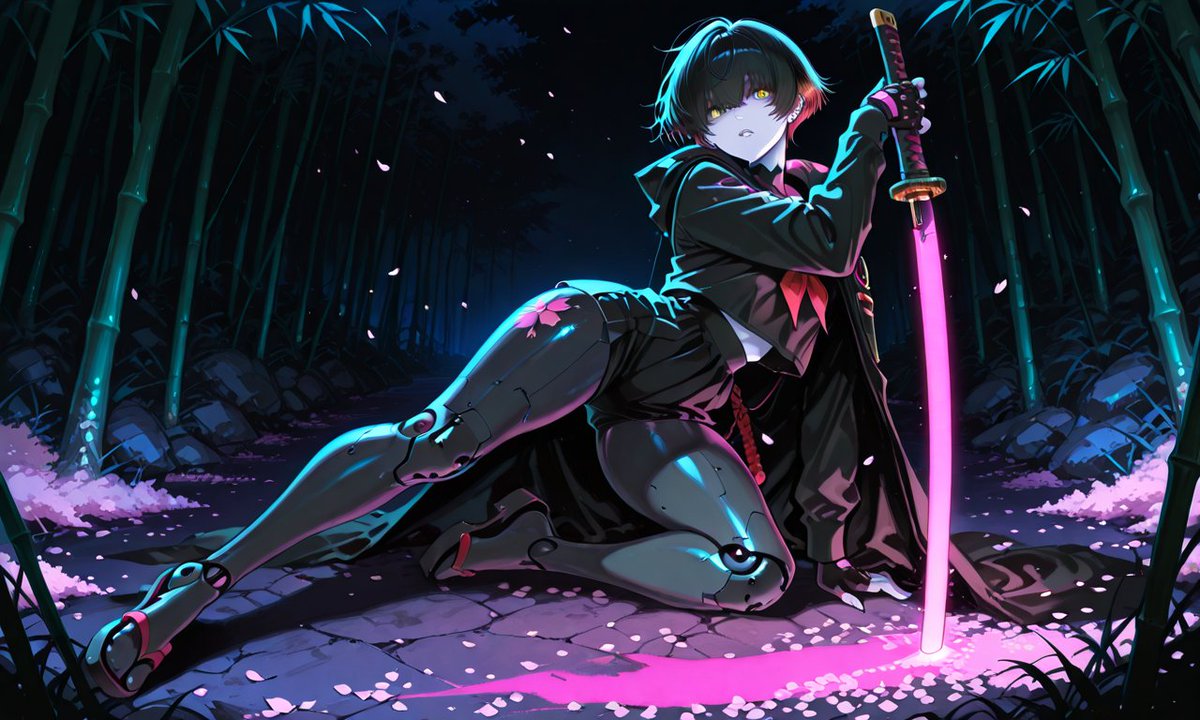 メカドール-大正・夜 #stablediffusion #メカ娘