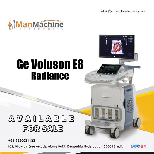 GE Voluson E8 Radiance ultrasound system is ready for sale at Man Machine Electronics.

For more details call us at +91 9550021122
view our website @ manmachineelectronics.com

#GEVolusonE8 #UltrasoundSystem #MedicalEquipment #ManMachineElectronics #RadianceUltrasound
