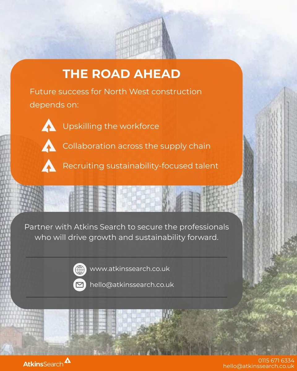 Growth Pressures in the North West Construction Sector ‼️🚧
Read our blog to learn more about how we support recruitment needs in the North West construction industry: atkinssearch.co.uk/insights/updat…

#careers #construction