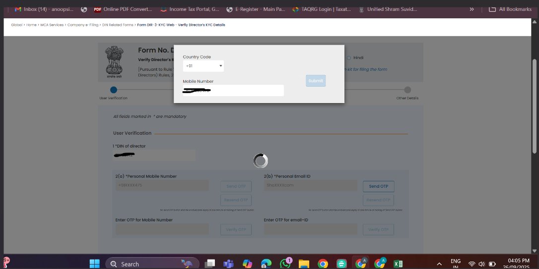 anooppatel_'s tweet image. The MCA portal&apos;s very slow and not working again and we can&apos;t process director KYC! 😤 

Anyone else facing this issue? It&apos;s holding up our work.

@MCA21India 

#KYC #MCA21 #Error