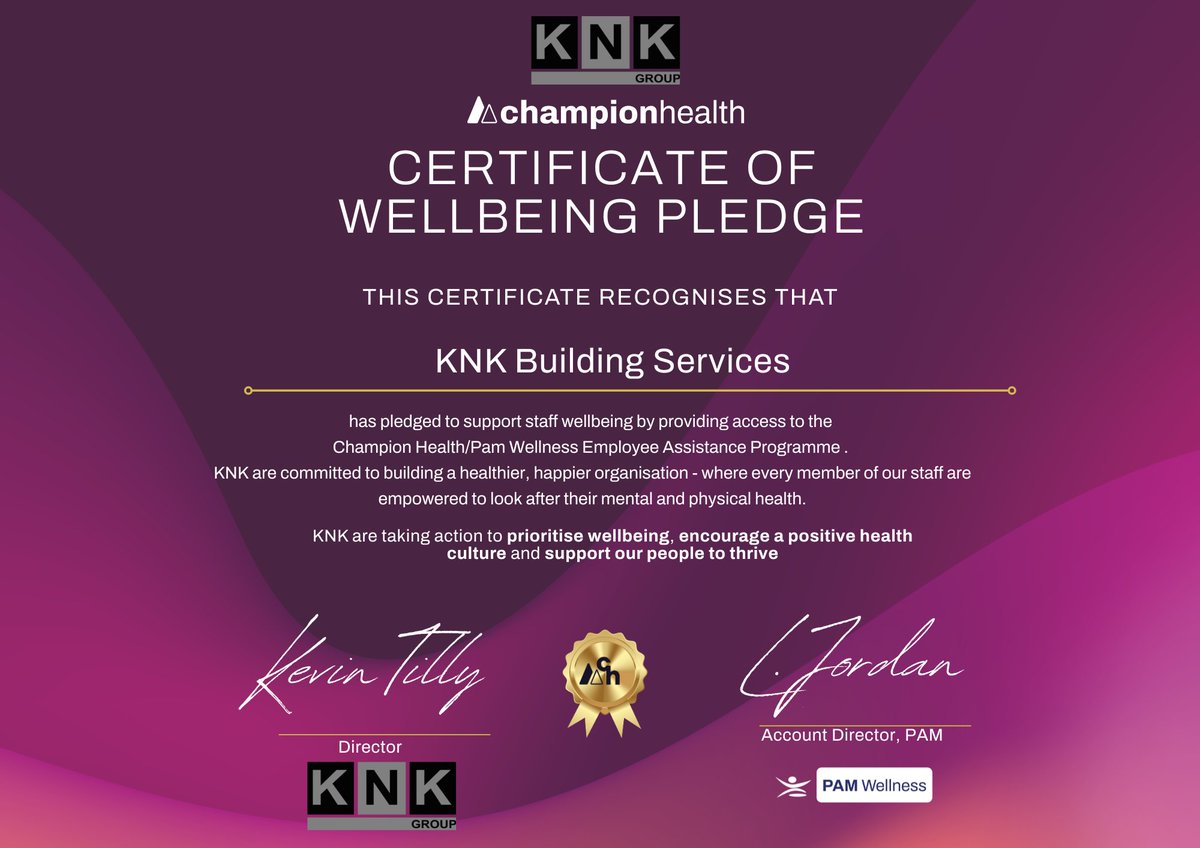 We're really excited to be continue supporting the wellbeing of our staff with our Employee Assistance Programme to support our staff mental, physical, and emotional wellbeing, helping our employees to thrive — both personally and professionally.