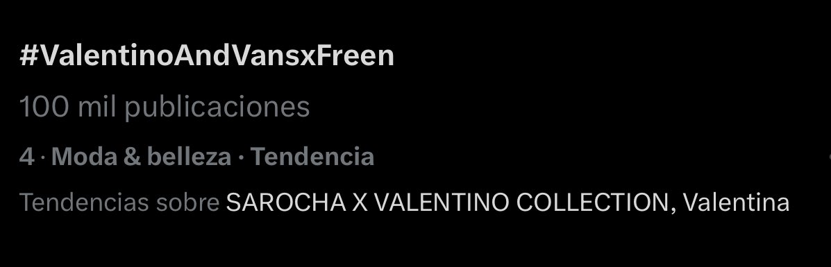 📈 ARGENTINA se está haciendo presente en esta tendencia de <a href="/srchafreen/">P'freen (real)</a> para <a href="/MaisonValentino/">Valentino</a>  🇦🇷🔴⚪️⚫️🇦🇷

SAROCHA X VALENTINO COLLECTION
#ValentinoAndVansxFreen
#srchafreen