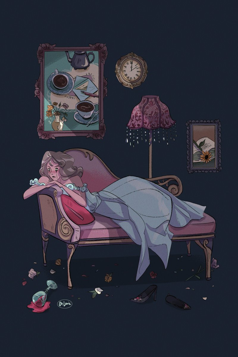 “last night’s mascara’s such a wonderful thing, it’s as dark as my heart, yet it’s sparkling” 🍷